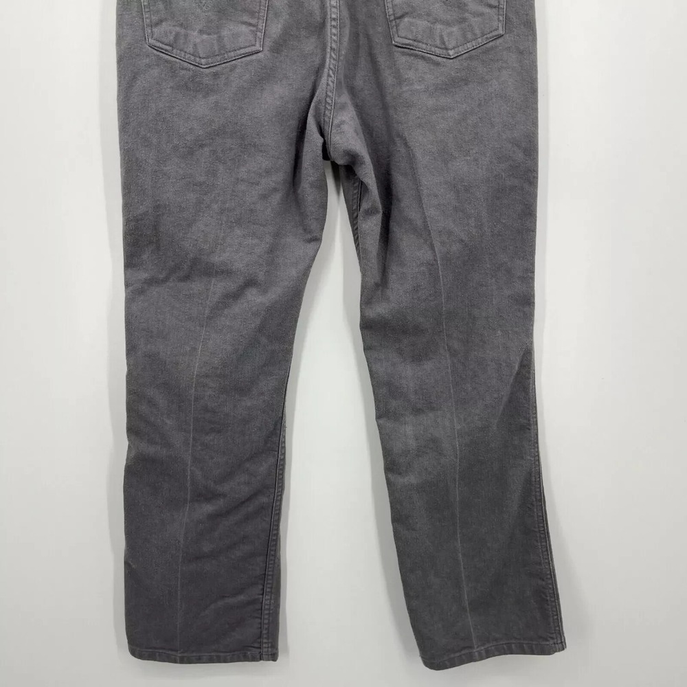 Levi's Jeans Men's Size 38 Gray Cotton Blend Leather Tab Vintage 90s‎ Paper Tag - Picture 7 of 11